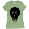 trickle skull Ladies Fitted T-Shirt