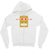 lmfao robot head Zipper Hoodie