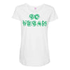 go vegan 4 Maternity Scoop Neck T-shirt