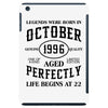legends were born in october genuıne 1996 qualıty one kind of aged l iPad Mini
