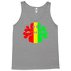 rasta skull and crossbones Tank Top
