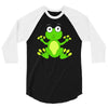 frog cute 3/4 Sleeve Shirt