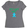lets get baked Women's Triblend Scoop T-shirt