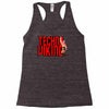funny techno viking 3, ideal birthday present or gift Racerback Tank