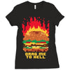 burger fever Ladies Fitted T-Shirt