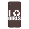 i recycle girls  funny iPhoneX