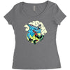 jawsome Women's Triblend Scoop T-shirt