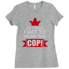 frisk cop leo police wife Ladies Fitted T-Shirt