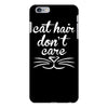 cat hair don't care cute crazy cat iPhone 6/6s Plus Case