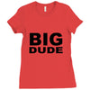 little dude Ladies Fitted T-Shirt