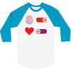 How To Live A Happy Life 3/4 Sleeve Shirt