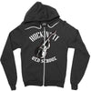 rockin' it old school bass Zipper Hoodie