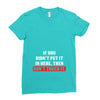 If You Didn't Put it in Here Then Don't Touch it Ladies Fitted T-Shirt