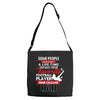 Some People Have To Wait A Life Time Too Meet Their Favorite Football, Adjustable Strap Totes