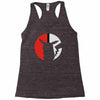 pikachu silhouette Racerback Tank