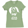 chewbecca star wars ciube chewbacca film cinema&amp;tv Ladies Fitted T-Shirt