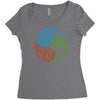 balance of power clearance Women's Triblend Scoop T-shirt