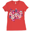 robo city Ladies Fitted T-Shirt