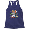 rand theft mario Racerback Tank