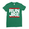 joe rogan run jre Ladies Fitted T-Shirt