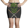 skull grass Mini Skirts