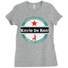 want to ken diversion heineken Ladies Fitted T-Shirt