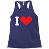 i heart customize it Racerback Tank