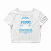 The Best Poppy Was Born In September Crop Top
