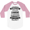 Super Cool Grandad Of A Freaking Awesome Granddaughter 3/4 Sleeve Shirt