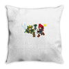 mario vs link Throw Pillow