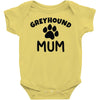 greyhound mum Baby Onesie