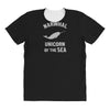 narwhals All Over Women's T-shirt