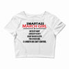 Smartass March Girl Crop Top