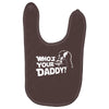 darth vader who's your daddy funny Baby Bibs