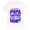 papa grumpy Ladies Fitted T-Shirt