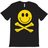 smiley pirate skull and crossbones T-Shirt