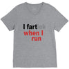 funny i fartlek V-Neck Tee