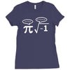 be rational get real nerdy geek pi nerd Ladies Fitted T-Shirt