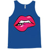 sexy lip biting Tank Top