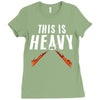 this is heavy Ladies Fitted T-Shirt