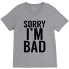 sorry i'm bad V-Neck Tee