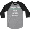 August Girl 3/4 Sleeve Shirt