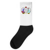 eggplant wizard and king hippo Socks