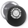 certified boxer lover Pin-back button