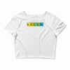bazinga periodic table funny funny birthday present gift Crop Top