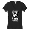 introverts Unite Separately in Your Own Homes Women's V-Neck T-Shirt