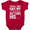military has my soldier i have his heart Baby Bodysuit