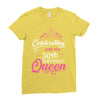 Celebrating With The 70th Birthday Queen Ladies Fitted T-Shirt