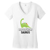 Brother Saurus Women's V-Neck T-Shirt