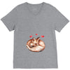 Baby Fox Belly V-Neck Tee